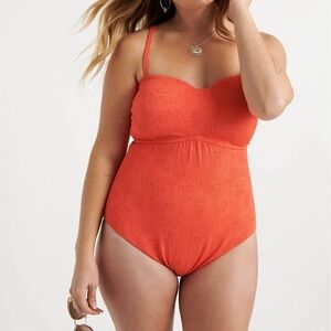 Lucky Brand Swim Lucky Brand Coral Doheny Beach One-Piece Swimsuit Size 1x